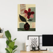 Poster Floral 1379 (Bureau à domicile)