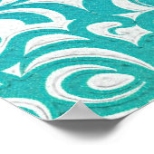 Poster Floral abstrait arrière - plan (Coin)