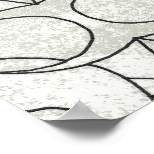 Poster Floral abstrait arrière - plan (Coin)