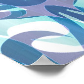 Poster Floral abstrait arrière - plan (Coin)