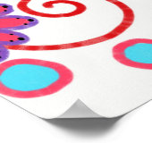 Poster floral amusant "choses Extraordinaires" (Coin)