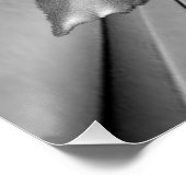 Poster floral Argent (Coin)