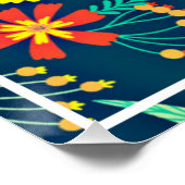 Poster Floral Arrière - plan Belle conception-46566 (Coin)