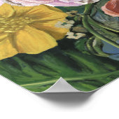 Poster Floral baroque - Bouquet (Coin)