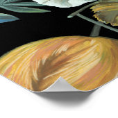 Poster Floral baroque - Bouquet de fleurs (Coin)