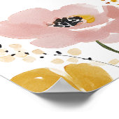 Poster Floral Bee Bridal Shower Welcome Sign (Coin)