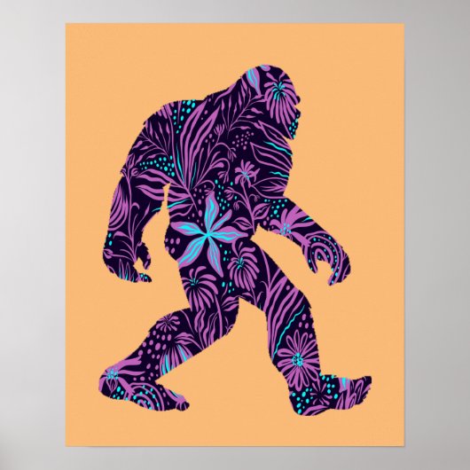 POSTER FLORAL BIGFOOT         (Devant)
