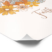 Poster Floral Boho Nursery Wall Art (Coin)