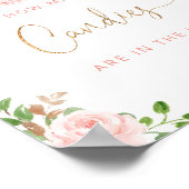 Poster Floral citrouille floral flush devinez combien de (Coin)