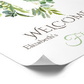 Poster Floral Cross Leaves First Holy Communion   (Coin)