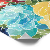 Poster Floral de minuit I (Coin)