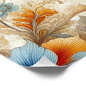 Poster Floral Design 2 - AI - Oeuvre (Coin)