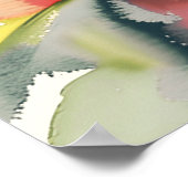 Poster floral écoénergétique (Coin)