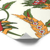 Poster Floral Ethnique : Ornement Élégant Et Sans Couture (Coin)