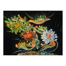 Floral Fleur - Om Peinture En Toile