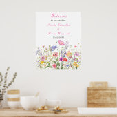 Poster Floral fleur sauvage Spring (Cuisine)