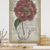 Poster Floral français III (Cuisine)