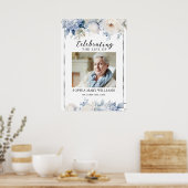 Poster Floral Funeral Celebration of Life Welcome Sign (Cuisine)