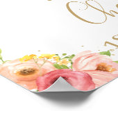 Poster Floral Hot Air Balloon Animaux (Coin)