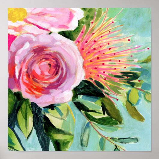 Poster Floral I (Devant)