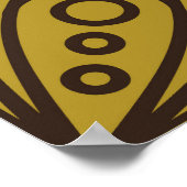 Poster Floral Indien Motif Layeredabstract, art, maison d (Coin)