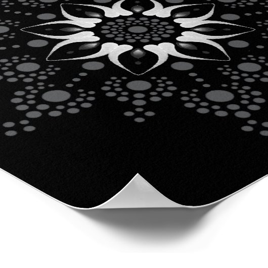 Poster Floral Mandala (Coin)