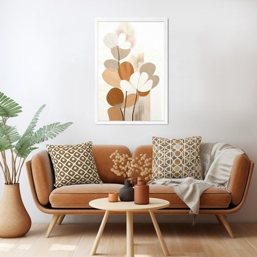 Poster Floral Mid Century Moderne Boho Print
