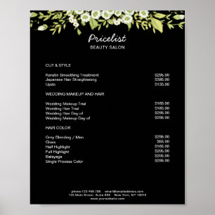 Poster Floral Moderne Preishear