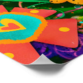 Poster Floral OK est assez Citer Inspirationnel (Coin)