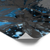 Poster Floral ombragé (Coin)