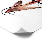 Poster floral personnalisé (Coin)