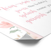 Poster Floral Pink Bow Baby in Bloom Maman Osa Bar (Coin)