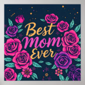 Poster Floral Populaire Collection Cadeaux de Luxe (Devant)