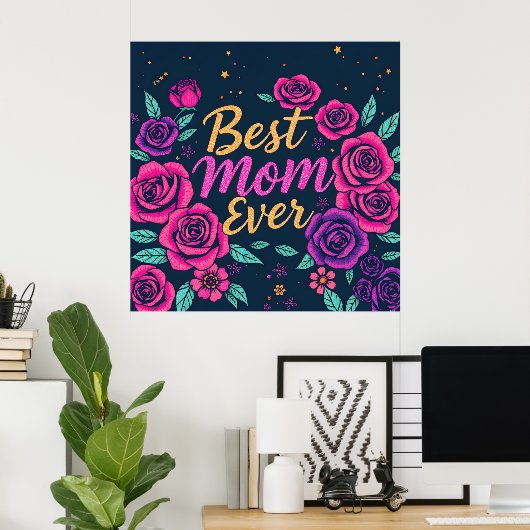 Poster Floral Populaire Collection Cadeaux de Luxe (Bureau à domicile)