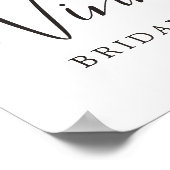 Poster Floral pourpre, Fête des mariées lavande (Coin)