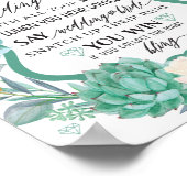 Poster Floral Prenez une ceinture Fête des mariées Jeu (Coin)