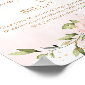 Poster Floral quelle taille est l'affiche de jeu ventre d (Coin)