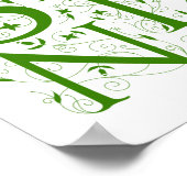 Poster Floral ressort (Coin)