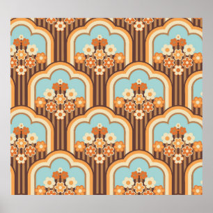 Poster Floral Retro : les années 70 revival du papier pei