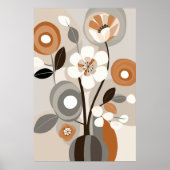 Poster Floral rétro vintage (Devant)