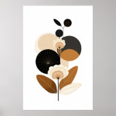 Poster Floral rétro vintage (Devant)