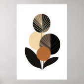 Poster Floral rétro vintage (Devant)