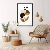 Poster Floral rétro vintage