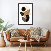 Poster Floral rétro vintage