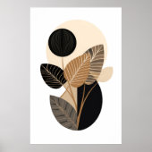 Poster Floral rétro vintage (Devant)