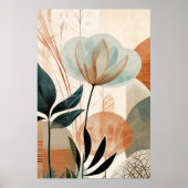 Poster Floral rétro vintage (Devant)