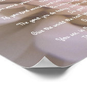 Poster Floral rose Le Faire De Toute Façon (Coin)