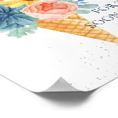 Poster Floral Succulent Macaron Fête des mariées Partie (Coin)