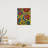 Poster Floral Symphony (Cuisine)