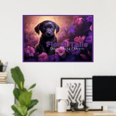 Poster Floral Tails (Bureau à domicile)